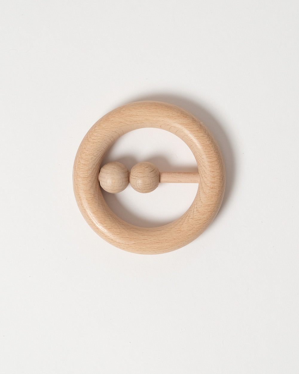 Natural Wooden Teether Ring Babu – Babu