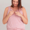 Womens Pyjama Tank | Dusk Stars - Merino & Me