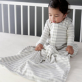 Summer Sleep Sack | Pebble Stripe - Merino & Me