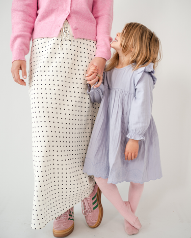 Muslin Charlotte Dress Long Sleeve - Mixed Berry
