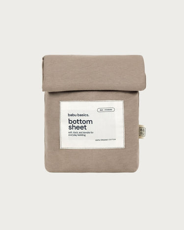 Cotton Bassinet Fitted Sheet - Walnut
