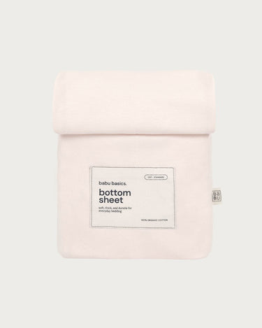 Cotton Cot Fitted Sheet - Petal