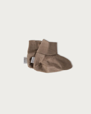 Merino Booties - Walnut