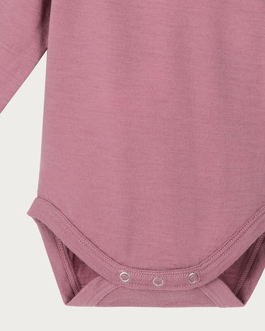 Babu Merino Long Sleeve Bodysuit - Blossom - view 3