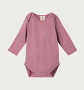 Babu Merino Long Sleeve Bodysuit - Blossom