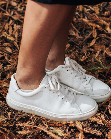 Womens Sneaker Sock Twin Pack | White - Merino & Me