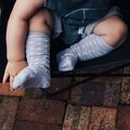 Baby & Kids Knee High Socks | Snowflake - Merino & Me
