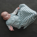 Three Season Mid-Weight Sleep Sack | Tide Stripe - Merino & Me