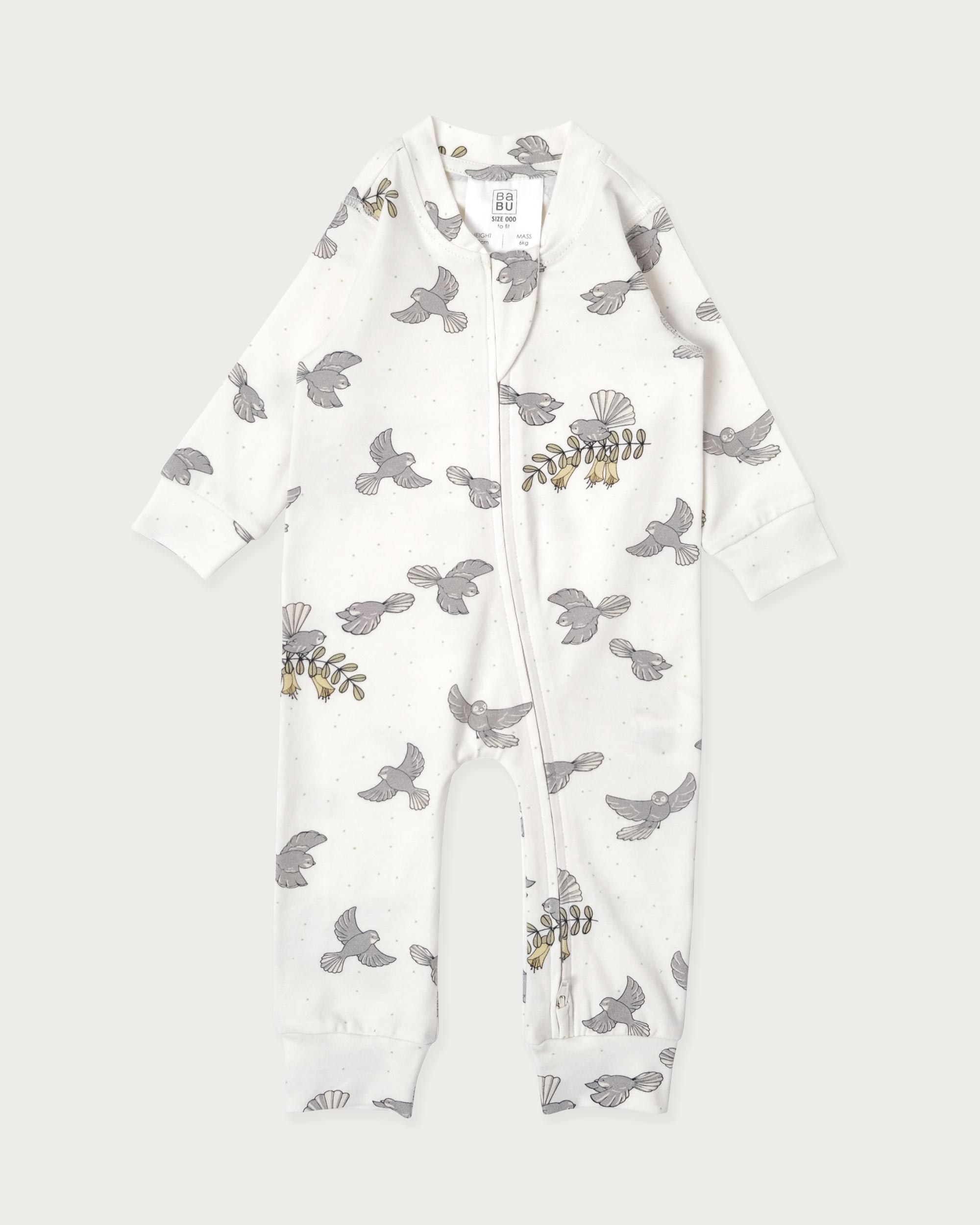 Organic Cotton Onesie NZ Forest