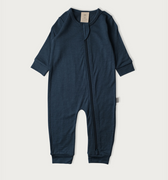 Merino Footless All in One | Denim - Merino & Me