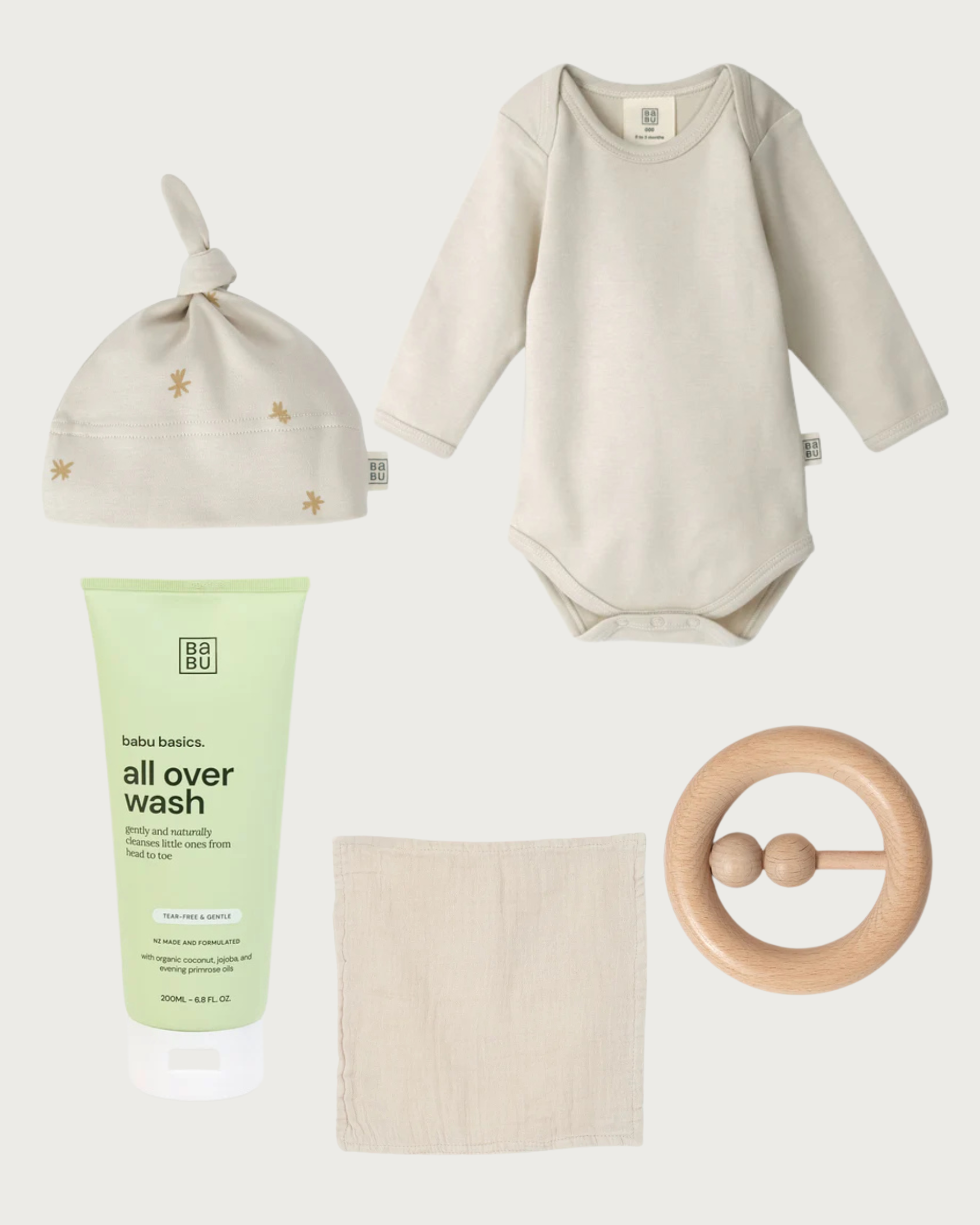 Baby Gift Box - Organic Cotton Neutrals (Small)