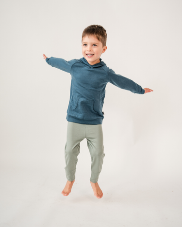 Merino Cuffed Pants - Sage
