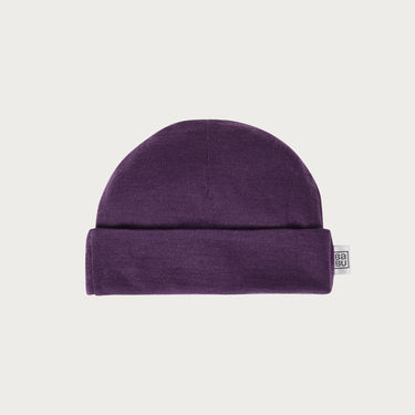 Merino Beanie - Plum