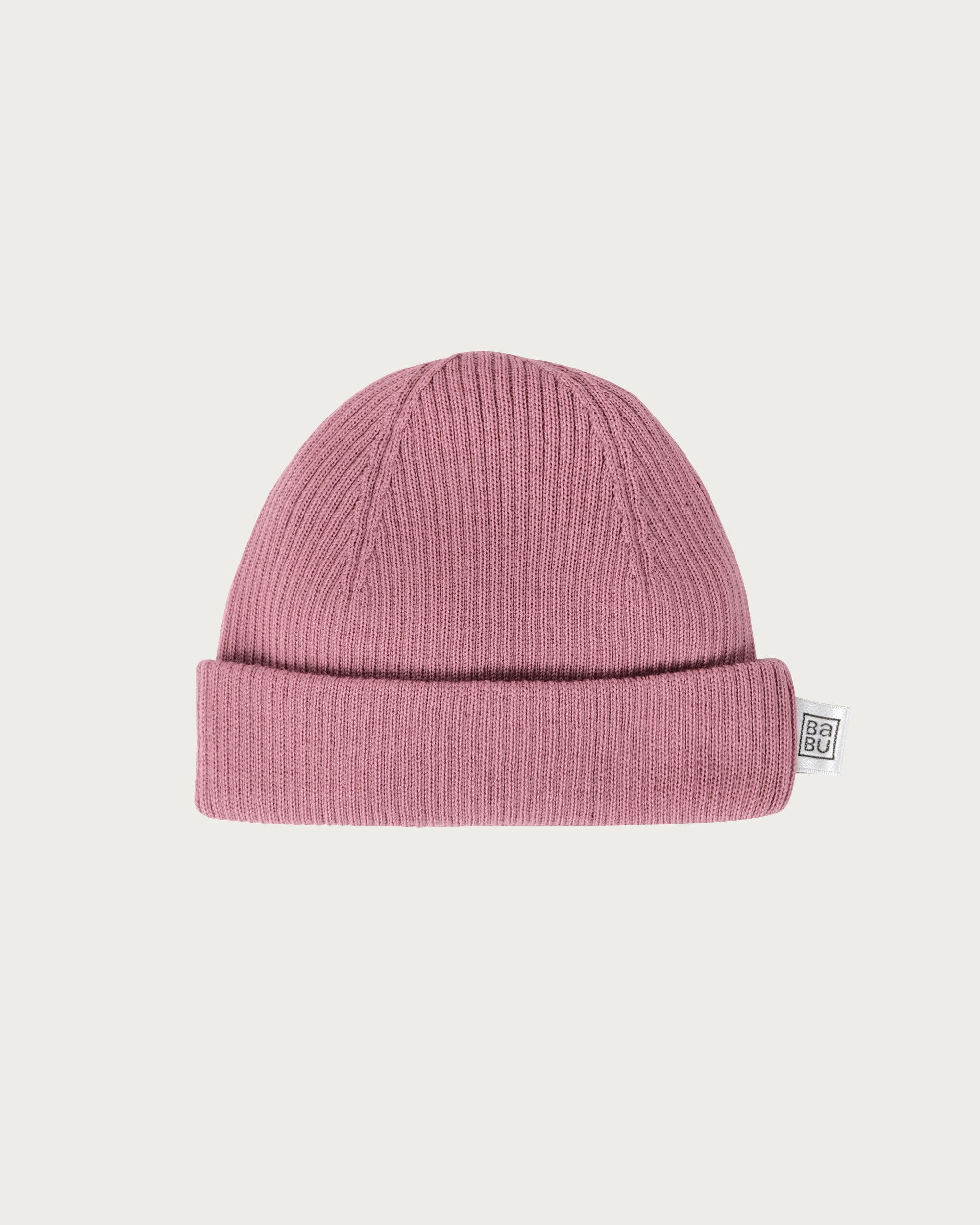 Merino Ribbed Beanie - Blossom