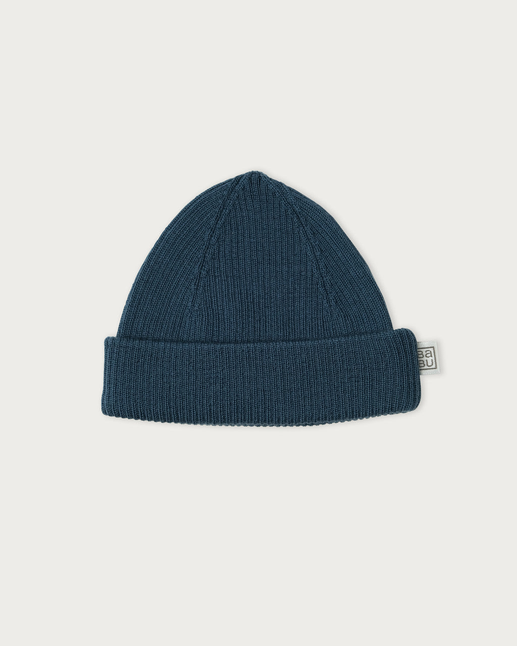 Merino Ribbed Beanie - Denim