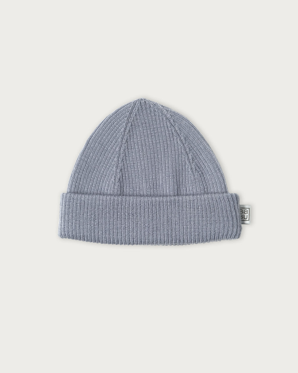 Merino Ribbed Beanie - Periwinkle