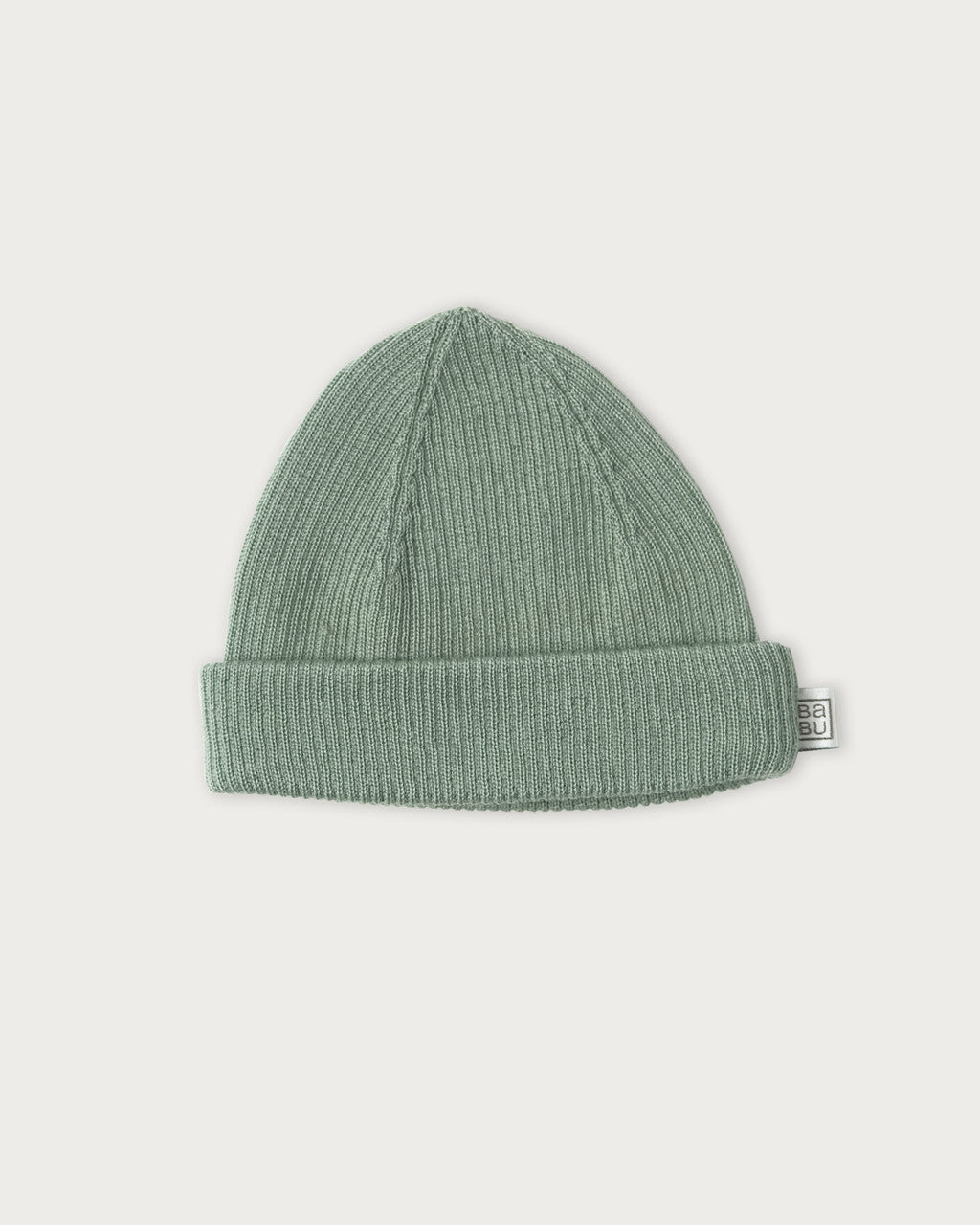 Merino Ribbed Beanie - Sage