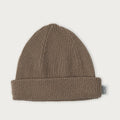 Babu Merino Ribbed Beanie - Walnut