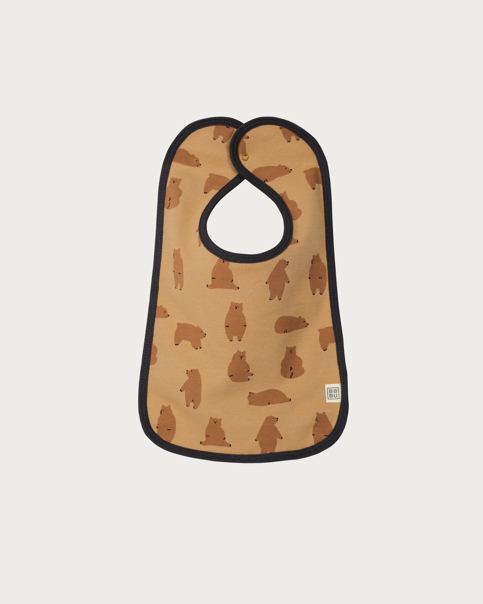 Organic Cotton Bib - Chubby Bear