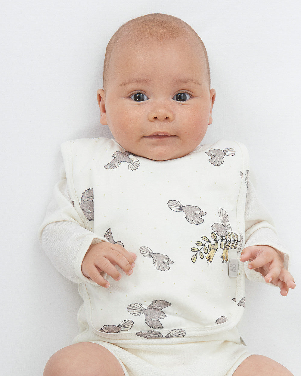 Organic Cotton Lycra Bib Set (2 pack) NZ Forest Prints