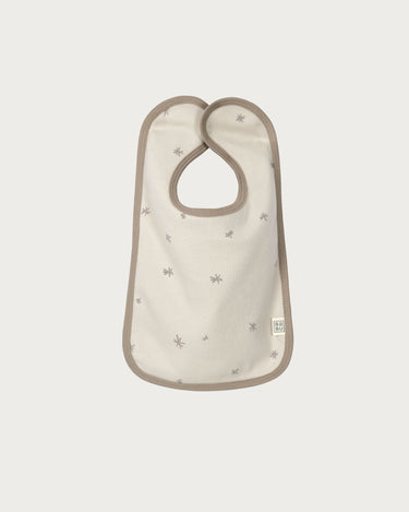 Cotton Bib - Walnut Star