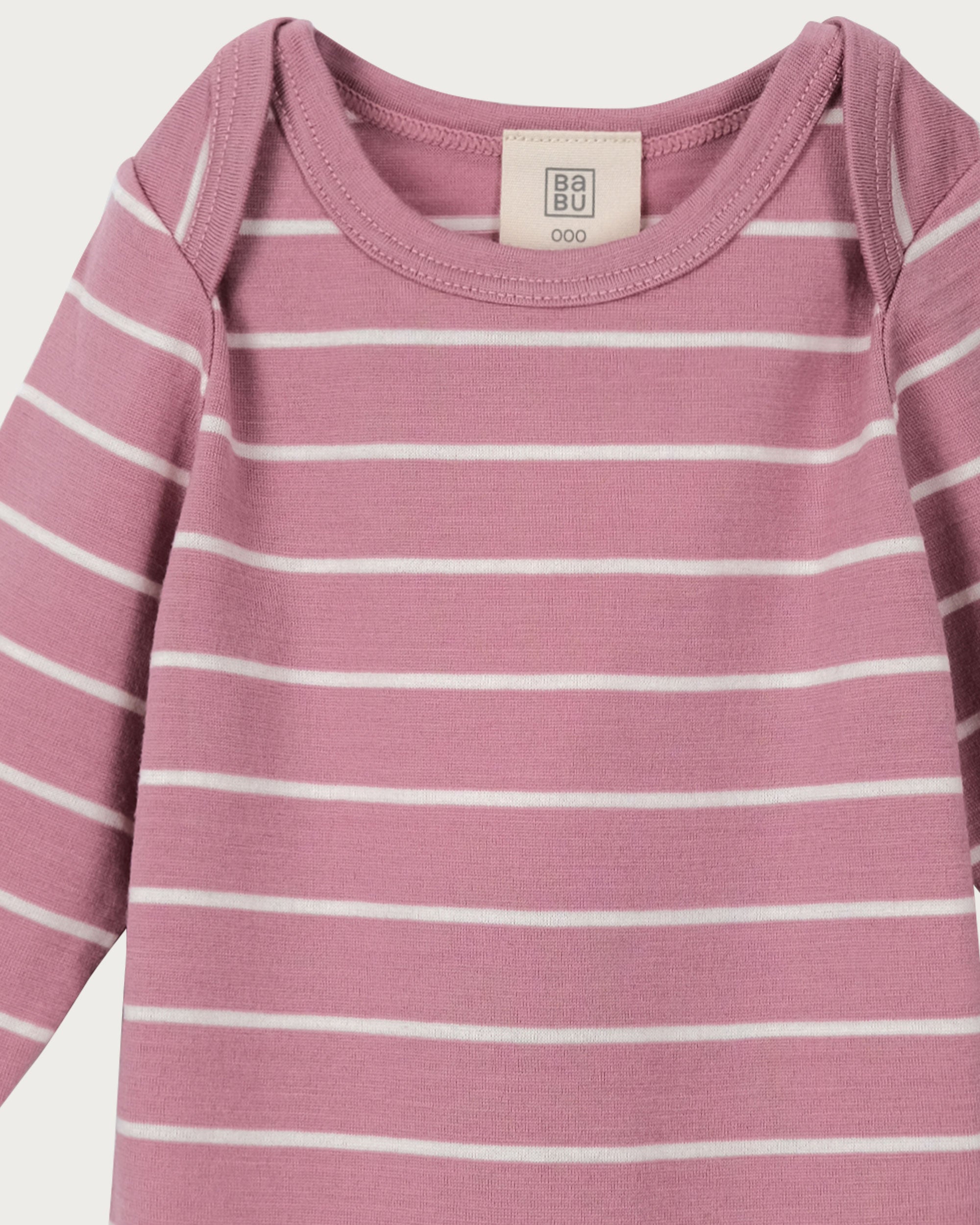 Merino Bodysuit - Blossom Stripe
