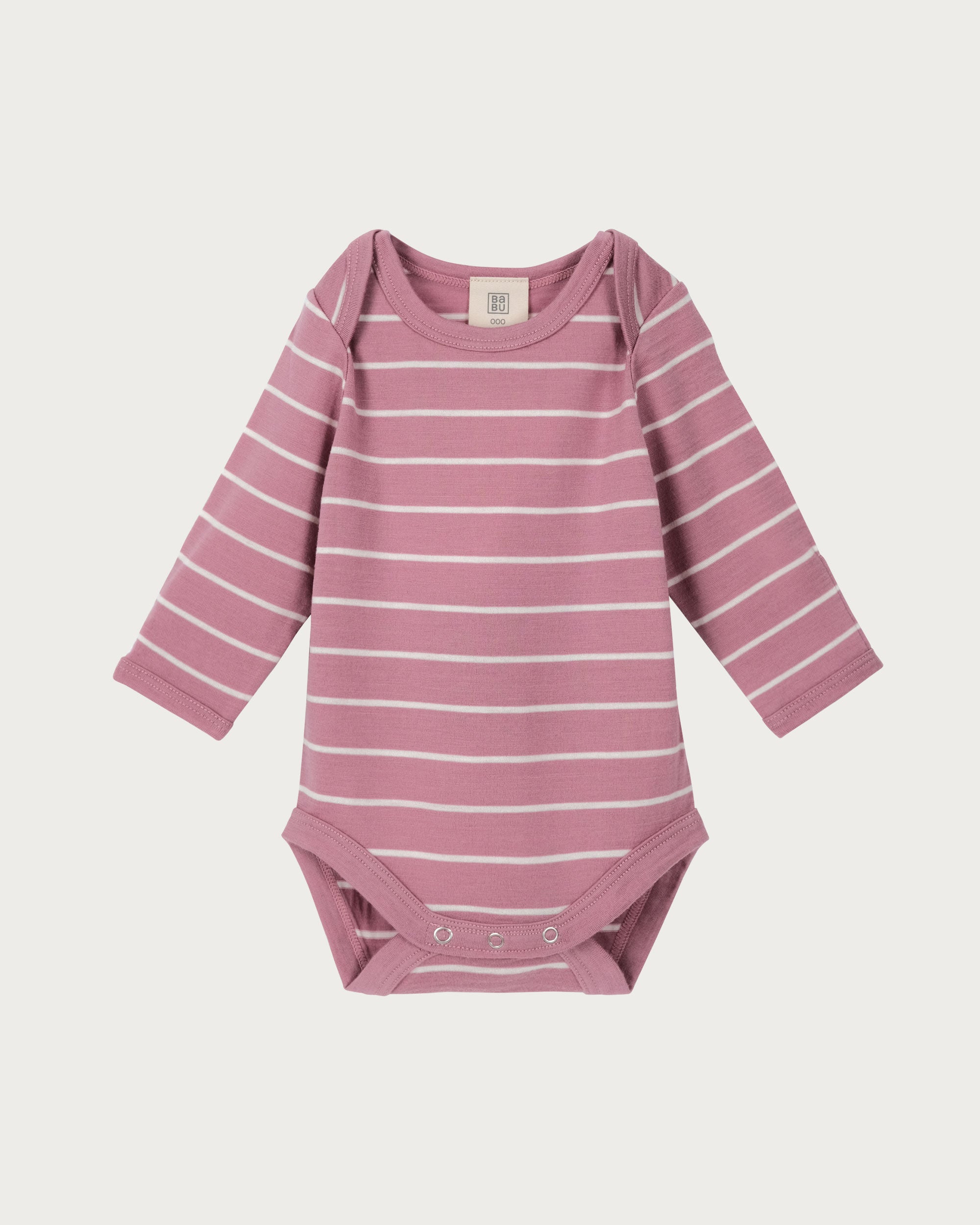 Merino Bodysuit - Blossom Stripe