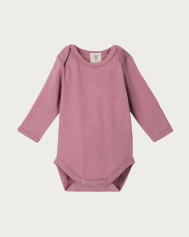 Merino Long Sleeve Bodysuit - Blossom
