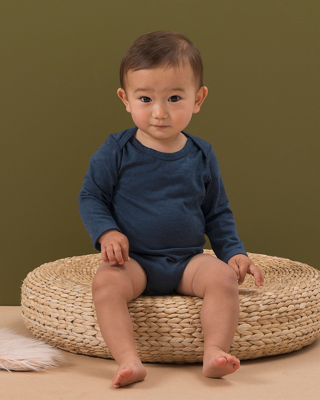 Merino Bodysuit - Denim