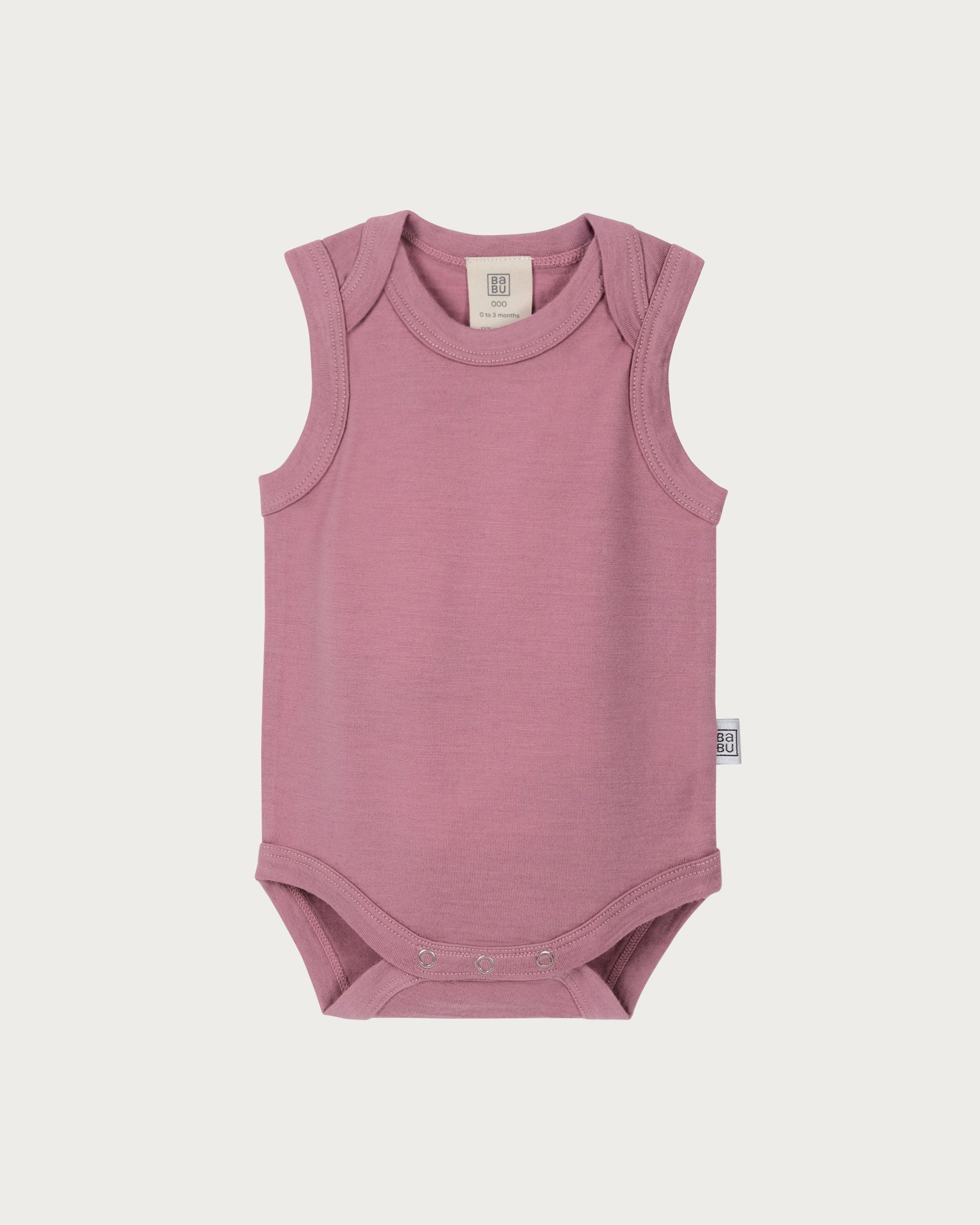 Merino Singlet Bodysuit - Blossom