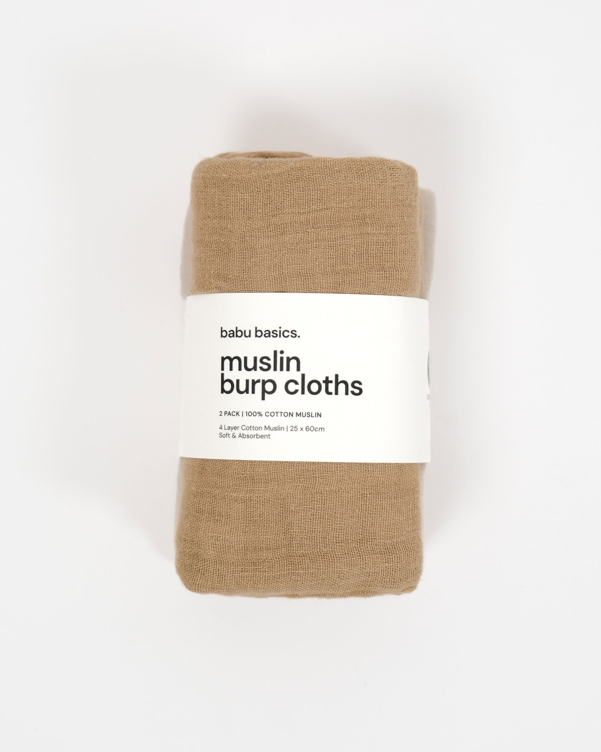 Muslin Burp Cloth Set (2 pack)