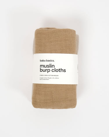 Muslin Burp Cloth Set (2 pack)