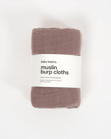 Muslin Burp Cloth Set (2 pack)