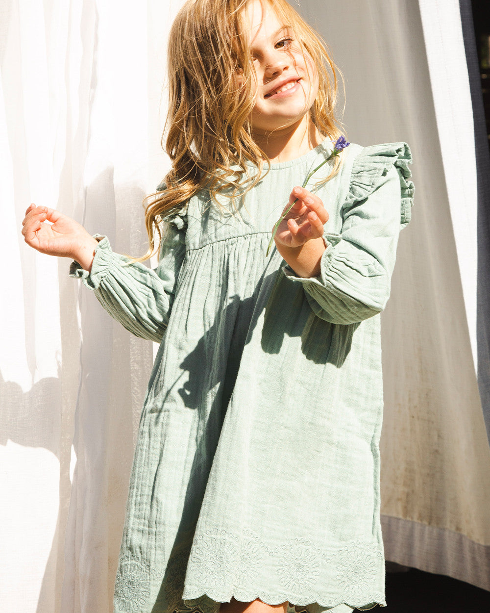 Muslin Charlotte Dress Long Sleeve