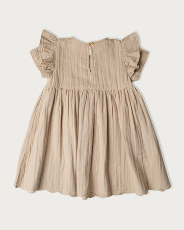 Muslin Charlotte Dress Short Sleeve - Oat