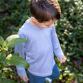 Babu Merino Long Sleeve Tee - Periwinkle - view 4
