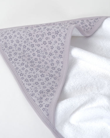 Terry Hooded Baby Towel - Ditsy Floral