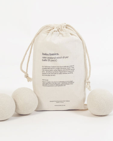 NZ Wool Dryer Balls (6 Pack)