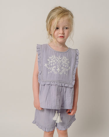 Muslin Evelyn Top - Mixed Berry