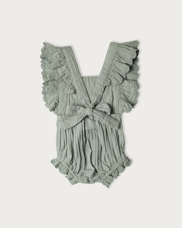 Muslin Evelyn Bodysuit - Matcha