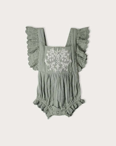 Muslin Evelyn Bodysuit - Matcha