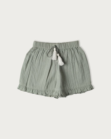 Muslin Evelyn Shorts - Matcha