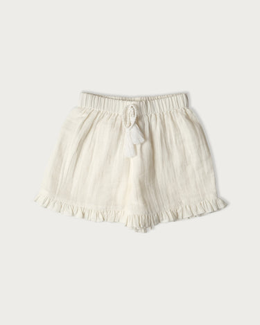 Muslin Evelyn Shorts - Vanilla