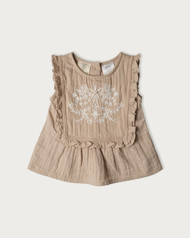 Muslin Evelyn Top - Oat