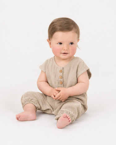 Muslin Frankie Romper - Oat