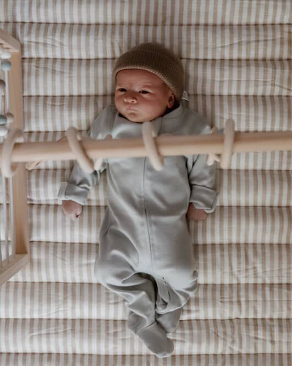 Footed Onesie Zipsuit - Sky