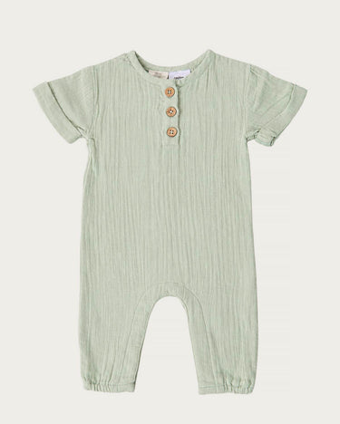Muslin Frankie Romper - Matcha