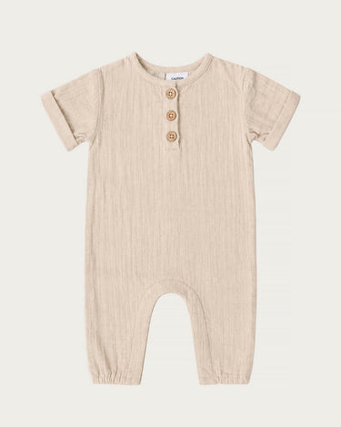Muslin Frankie Romper - Oat