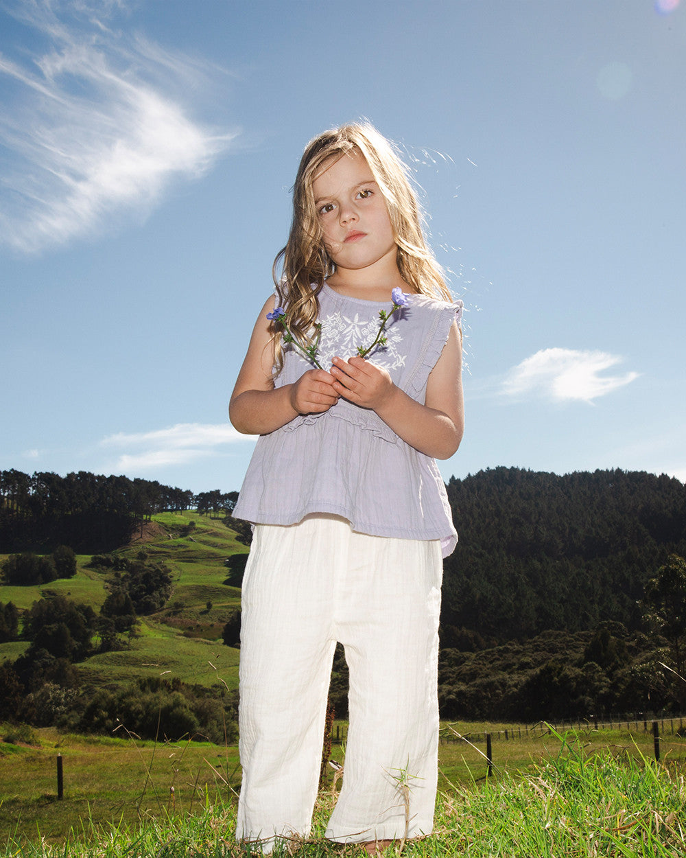 Muslin Frankie Wide Leg Pants