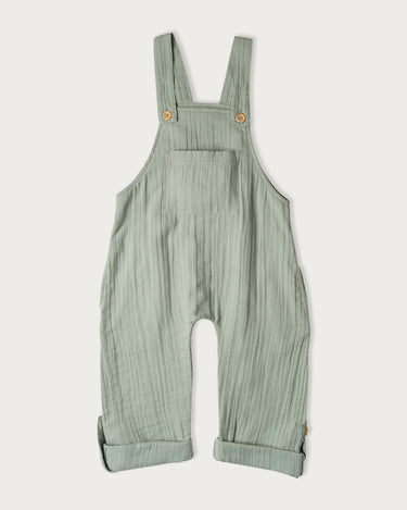 Muslin Frankie Overalls - Matcha